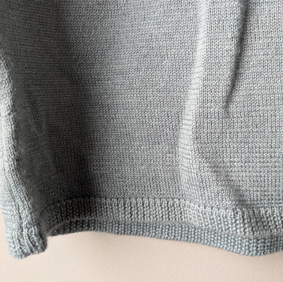 Dialogue Merino blend Mock Turtle Short Sleeve Sweater M - Picture 6 of 9